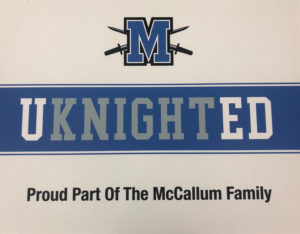 UKnighted Yard Sign